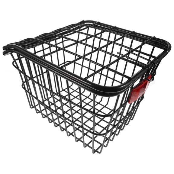 Alasum Steel Rear Bike Basket for Mountain Bikes, Easy to Install and Perfect for Storage and Carrying