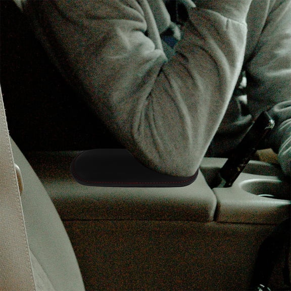 Alasum Removable Black Car Armrest Cushion with Memory Foam for Vehicle Console and Door Mats