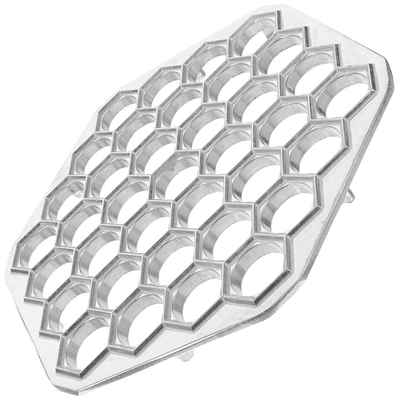 Alasum Reusable Plated Silver Dumpling Mold Pelmeni Maker for DIY Fresh Pasta Dough and Fillings
