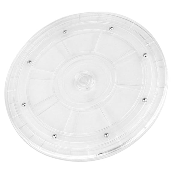 Alasum Transparent Rotating Turntable for Kitchen Countertop Spice Organizer