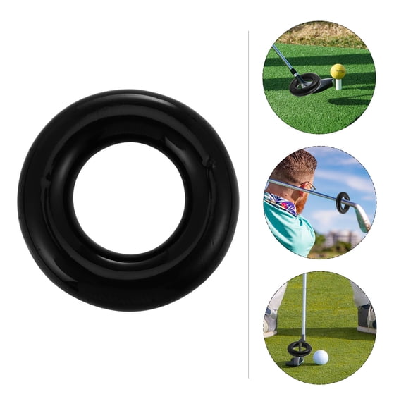 Alasum Round Black Golf Swing Weight Ring Practical Warm Up Aid for Improved Swing Control