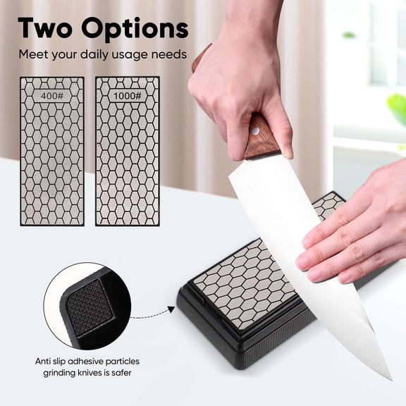 Alasum Sharpening Stone Correction Stone Silver for Tool Maintenance 1Pack