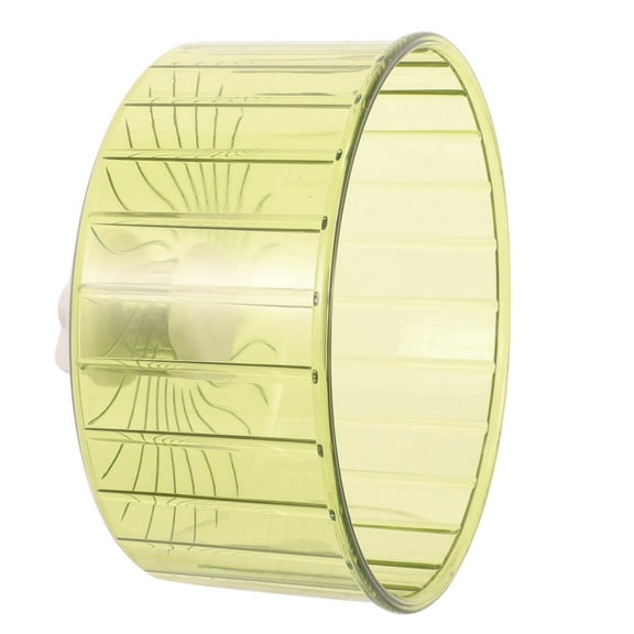 Alasum Silent Hamster Running Wheel Light Green Plastic Exercise Wheel for Small Pets