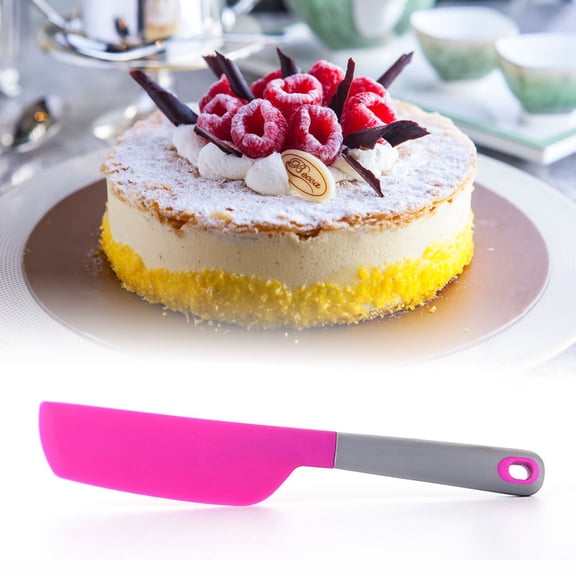 Alasum Silicone Butter Mixer Spatula Rosy Color Heat Resistant Kitchen Utensil