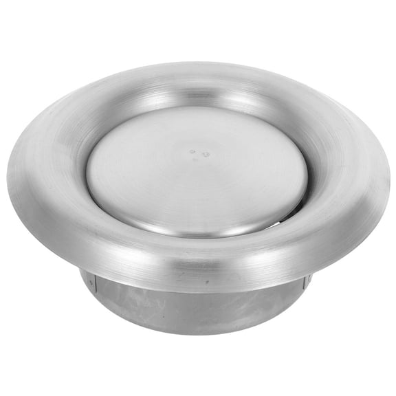 Alasum Stainless Steel Adjustable Ceiling Air Diffuser Vent for Home Indoor Air Circulation Plated Silver