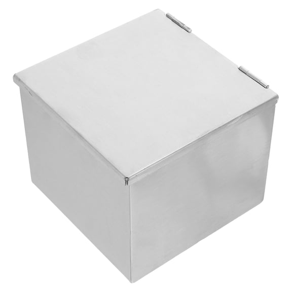 Alasum Stainless Steel Observation Box Waterproof Outdoor Electrical Enclosure Silver Surface Mounted