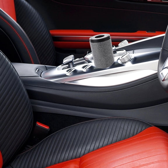 Alasum Stylish Plated Silver Car Tissue Box Organizer Round Cylinder with Spacious Capacity and Secure Base