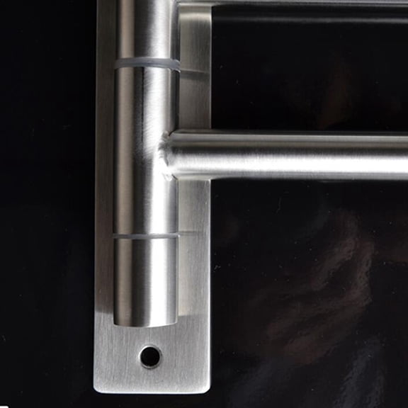 Alasum Swing Towel Rack Stainless Steel 2 Rods Plated Silver with 180 Degree Rotation for Space Saving