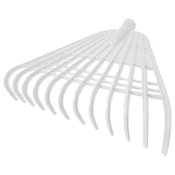 Alasum Thatching Rakes for Lawns White Gardening Tool for Weed Removal 1Set