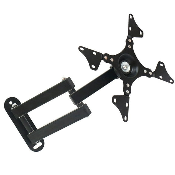 Alasum Universal Screen Rack Wall Mount Bracket Black with Rotation and Adjustable Arm for Home TV Support