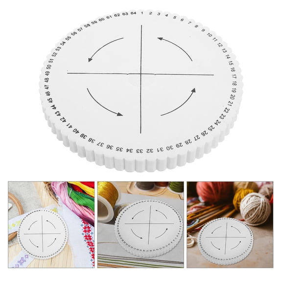 Alasum User Friendly White Kumihimo Braiding Board for Crafting Unique Bracelet Designs