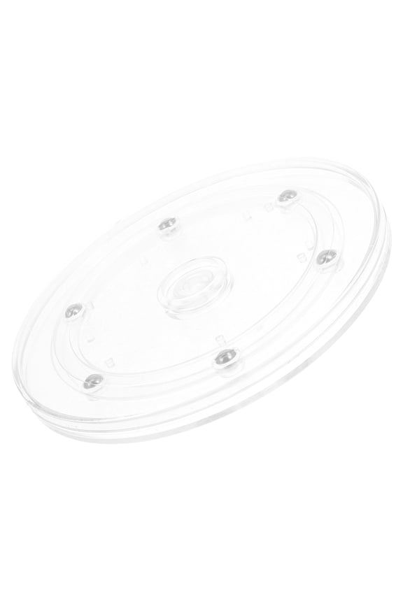 Versatile Acrylic Rotating Display Stand with Smooth Spin and Transparent Sleek Design