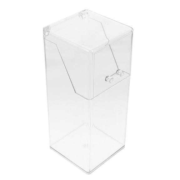 Alasum Wall Mount Mask Organizer and Gloves Dispenser Box with Clear Plastic Design