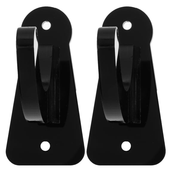 Alasum Wall Mounted Baseball Bat Display Holder Rack, Acrylic Black