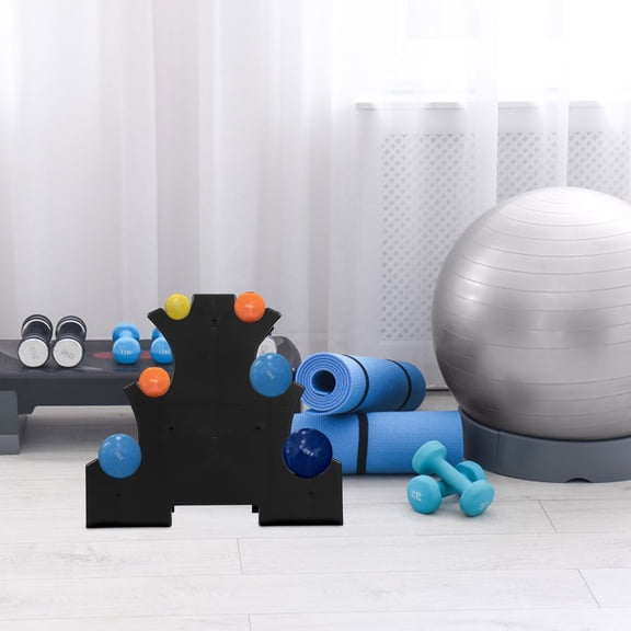 Alasum Dumbbell Rack Stand with Strong PP Frame for Organizing Workout Weights and Fitness Accessories