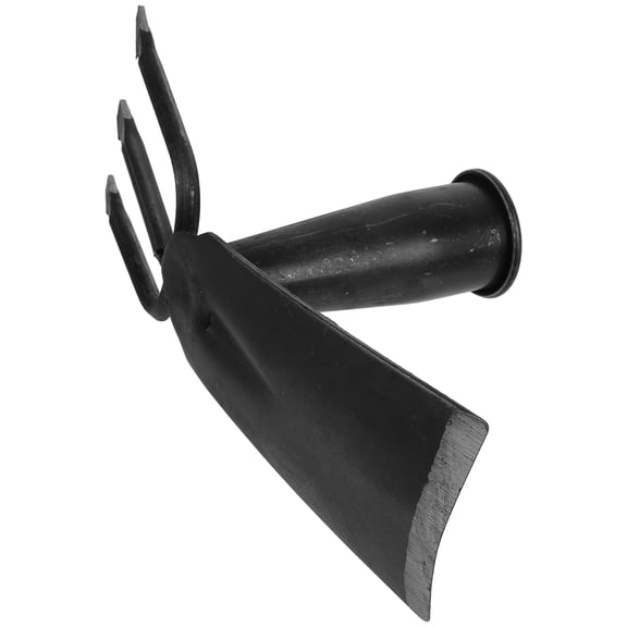 Alasum Weeding Tools Gardening Hoe and Rake Carbon Steel Heavy Duty Lawn Maintenance 1 PCS