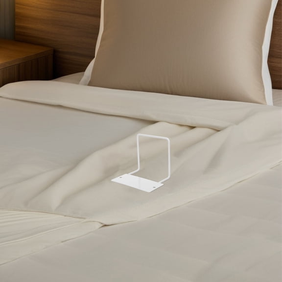 Alasum White Adjustable Bed Frame Retainer Bars with Effective Mattress Slide Prevention