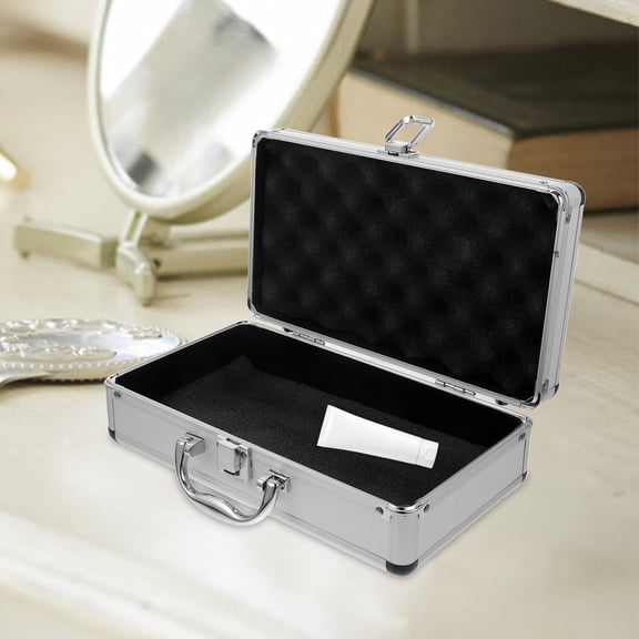 Alasum Durable Aluminum Toolbox White Color Large Capacity Tools Container with Handle