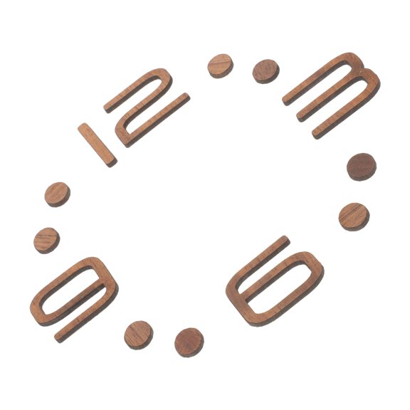 Alasum Wood Clock Numbers DIY Digital Clock Numerals for Hanging Wall Clocks