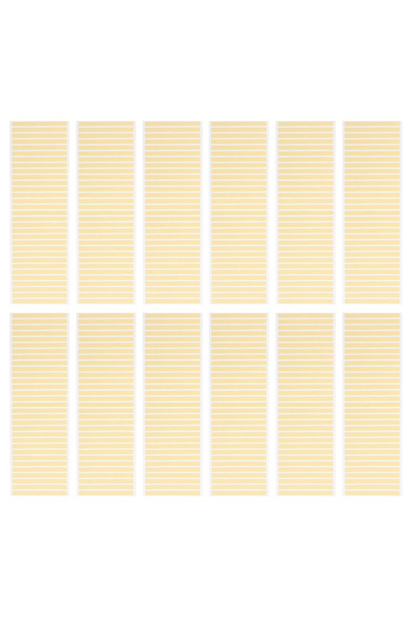 Yellow Double-Sided Adhesive Tape for Watch Movement Repair, Strong Sticky Strips for Dial and Mechanism Fixing