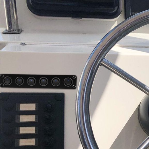 Alasum control panel switch for boat Aluminum Easy Operation 1Set