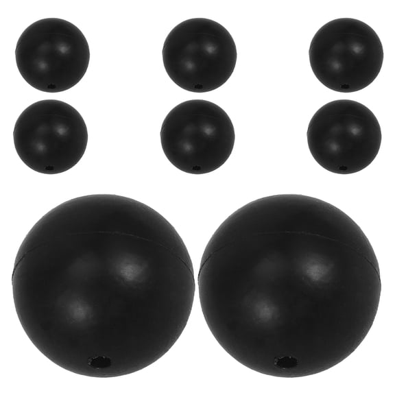Alasum Black Rubber Mallet Tips for Percussion Instruments, 8 Pieces Performance