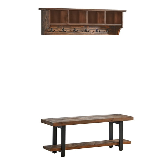 Alaterre 12 Hook Natural 48" Coat Hooks, 1 Count, 75 lb Limit