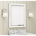 thumbnail image 1 of Alaterre Furniture 24" Beveled Bath Vanity Mirror, White, 1 of 9