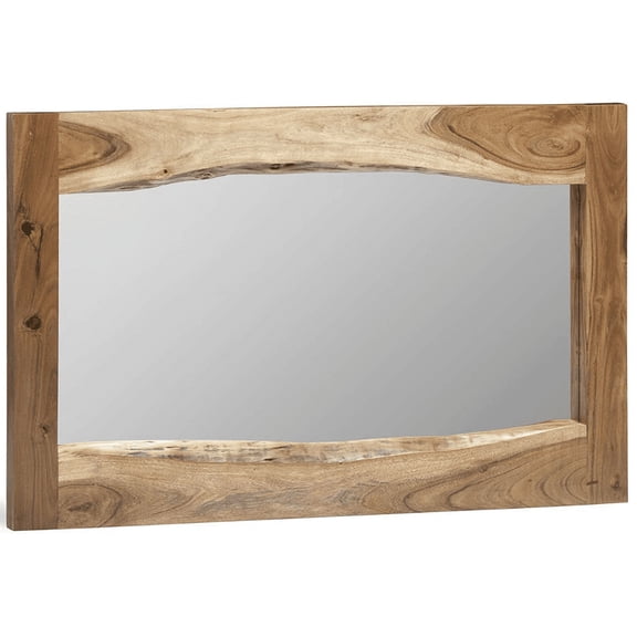 Alaterre Alpine Natural Live Edge Wood 36" Mirror