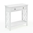thumbnail image 1 of Alaterre Furniture Coventry 32" Pine Wood Console Table with Drawer and Shelf, 1 of 11