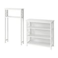 thumbnail image 1 of Alaterre Furniture 32x32 Adjustable Shelf Organizer and 27x48 Over The Toilet Storage Rack (White), 1 of 9