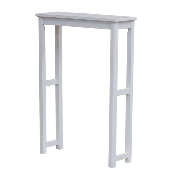 Alaterre Furniture Dorset 27 in. Wood Toilet Base Cabinet with Storage Compartment, Bath storage Furniture, White