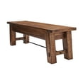 thumbnail image 1 of Alaterre Furniture Durango 60-inch Acacia Wood Entryway or Dining Bench - 450lb Weight Capacity, Industrial Accent Furniture, Natural, 1 of 13