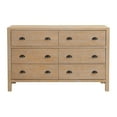 thumbnail image 1 of Alaterre Furniture Arden 6-Drawer Double Dresser, Solid Pine Wood, Modern Rustic Design Bedroom Furniture in Light Driftwood Finish, 1 of 8
