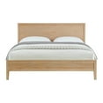 thumbnail image 1 of Alaterre Furniture Arden King Bed Frame, Solid Pine Wood with High Headboard and Low Footboard, Light Driftwood Finish, 1 of 11