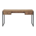 thumbnail image 1 of Claremont 60 in.W Rustic Wood and Metal Desk, 1 of 8