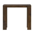 thumbnail image 1 of Alaterre Furniture Classic Solid Wood Console Table - 36in Modern Farmhouse Entryway Table, Brown, 1 of 6