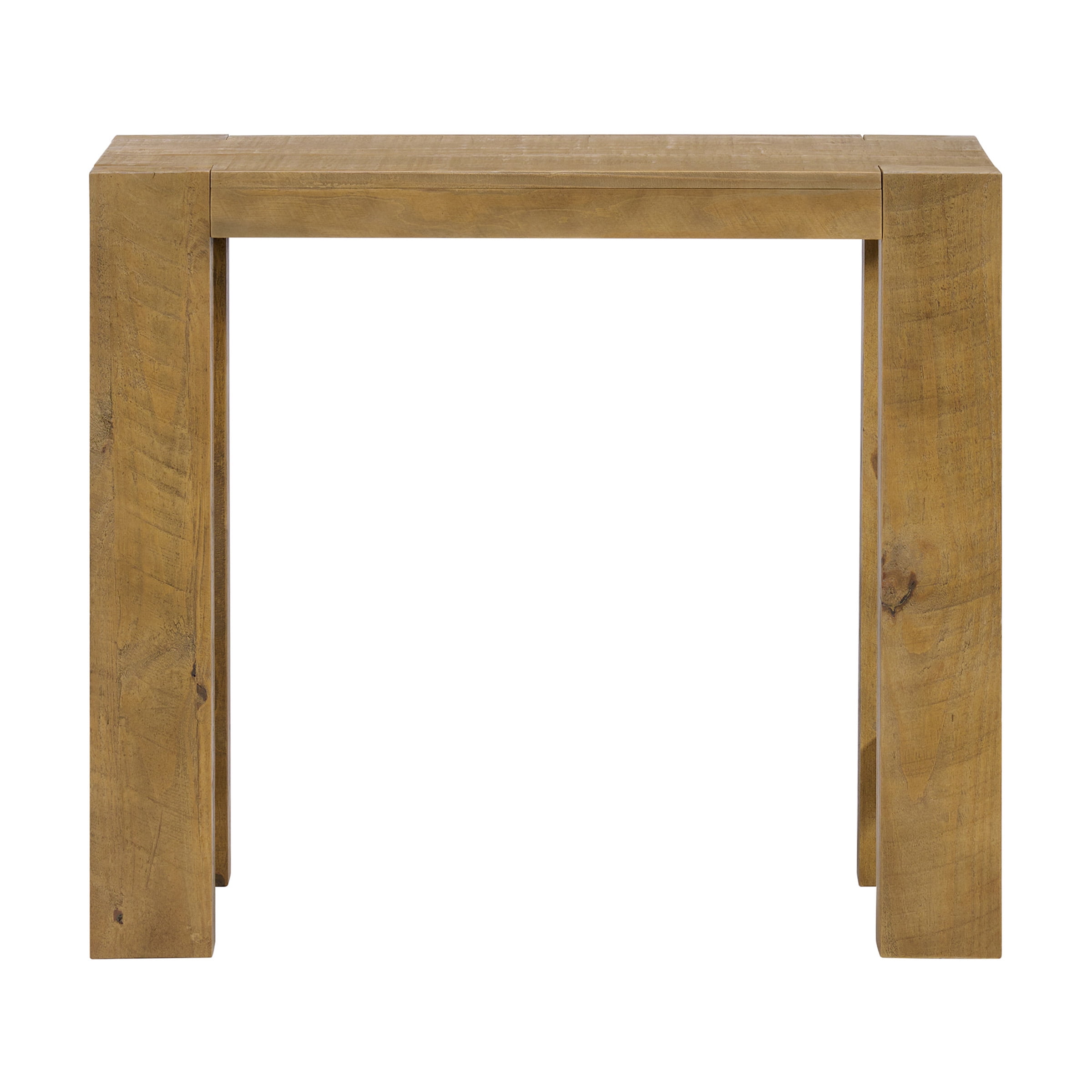 Alaterre Furniture Classic Solid Wood Console Table - 36in Modern Farmhouse Entryway Table, Oak