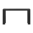 thumbnail image 1 of Alaterre Furniture Classic Solid Wood Console Table - 56 Inch Modern Farmhouse Entryway Table, Black, 1 of 6