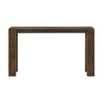 thumbnail image 1 of Alaterre Furniture Classic Solid Wood Console Table - 56in Modern Farmhouse Entryway Table, Brown, 1 of 6