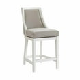 thumbnail image 1 of Alaterre Furniture Ellie Counter Height Wood Stool with High Back, White, 1 of 9