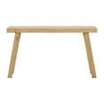 thumbnail image 1 of Alaterre Furniture Lawas Solid Wood Console Table - 56 Inch Modern Farmhouse Entryway Table, Light Oak, 1 of 6