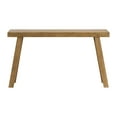 thumbnail image 1 of Alaterre Furniture Lawas Solid Wood Console Table - 56 Inch Modern Farmhouse Entryway Table (Oak), 1 of 6
