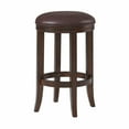 thumbnail image 1 of Alaterre Furniture Natick Backless Counter Height Wood Stool, Distressed Walnut, 1 of 6