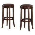 thumbnail image 1 of Alaterre Furniture Natick Bar Height Stool - Distressed Walnut - Set of 2, 1 of 8