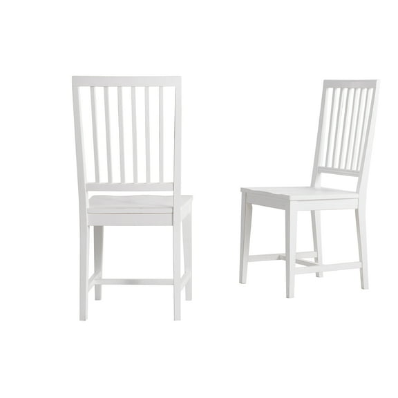 Alaterre Furniture Vienna Wood Dining Chairs - White (Set of 2)