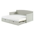 thumbnail image 1 of Alaterre Furniture Harmony Twin to King Daybed with Pop Up Trundle for Guest Rooms (Dove Gray), 1 of 7
