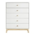 thumbnail image 1 of Alaterre Furniture MOD 35" W 5-Drawer Chest, White, 1 of 11