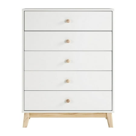 Alaterre Furniture MOD 35" W 5-Drawer Chest, White
