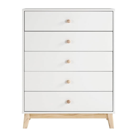 Alaterre Furniture MOD 35" W 5-Drawer Chest, White